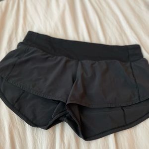 Lululemon Black Speed Up Short